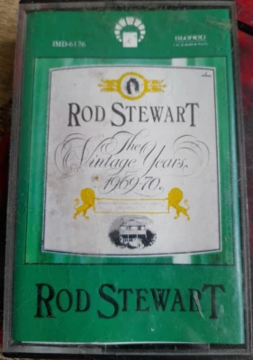 rod stewart the vintage years 1969-70 cassette tape vintage collectable bd - Image 1 of 4
