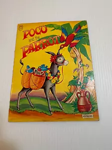 Vintage 1962 Poco and the Parrot Softcover Saalfield Children's Book 2316 Chinn - Imagen 1 de 6