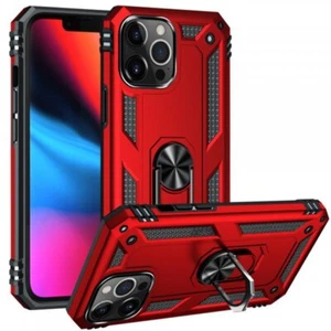 Tech Armor Ring Stand Grip Case with Metal Plate for Apple iPhone 13 Pro Max - Picture 1 of 15