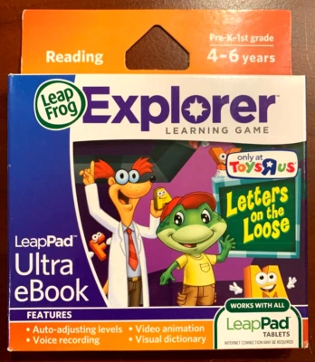 LeapFrog LeapPad Explorer: Letters on the Loose, Leap pad 1 2 3 Ultra NIB - Image 1 of 2