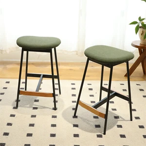 Set of 2 29.5'' Bar Stools Bar Chair Kitchen Counter Height Dining Room Chair - Picture 1 of 40