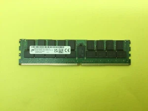 Micron 64GB (1X64GB) 4DRX4 PC4-2666V DDR4 Server Memory MTA72ASS8G72LZ-2G6J1 - Picture 1 of 2