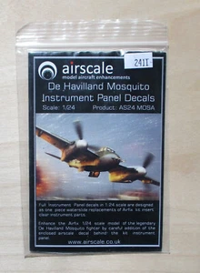 Aircscale 2411 1/24 DeHavilland Mosquito FB Mk VI Instrument Panel (Decal) - Picture 1 of 2