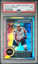 2014 O-Pee-Chee OPC Platinum Alex Ovechkin Rainbow #115 PSA 9 POP 3