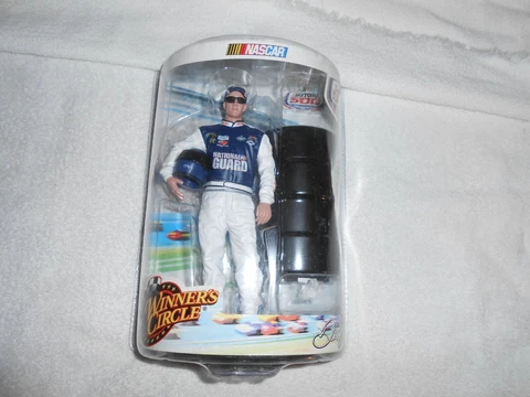 2009 WINNERS CIRCLE DALE EARNHARDT JR. FIGURE NASCAR DAYTONA 500 NATIONAL GUARD Cover