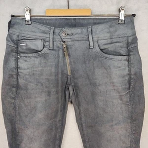 G-Star Damen Jeans Gr. W28/ L34 Grau Lynn Zip Mid Skinny WMN Baumwolle Elastha - Bild 1 von 13