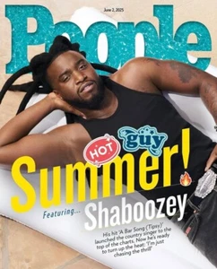 PEOPLE MAGAZINE - JUNE 2025 - SHABOOZEY - BRAND NEW - Picture 1 of 1