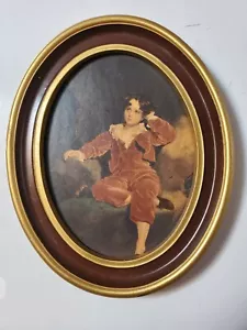 Portrait Borghese Oval Master Lambton The Red Boy Sir Thomas Lawrence Antique - Picture 1 of 5