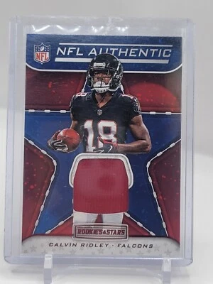 2019 Panini Rookies & Stars NFL Authentic Calvin Ridley #NA-CR Jersey Patch  - Image 1 of 3