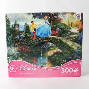 Thomas Kinkade Disney Cinderella 300 Piece Puzzle 2015 Finished 24" x 18" - Picture 1 of 5