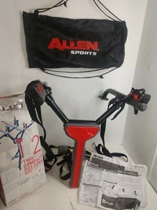 Allen Sports Model MT2 Two Bike Compact Folding Bike Carrier Good Used W/ Box - Picture 1 of 12
