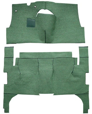 Oldsmobile Super 88 1957-1958 sedán de 4 puertas kit completo de alfombra de bucle de repuesto Foto 1 de 3