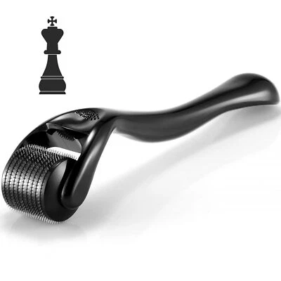 DORZU Bartroller 0.5mm, Dermaroller, Bartroller Bartwuchs, Micro needle Roller zur