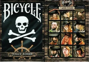 Mazo de cartas de póquer para bicicleta Jolly Roger tamaño USPCC personalizado limitado - Imagen 1 de 11