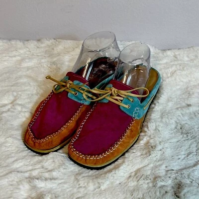 Sesto Meucci Women’s Slip Ons Vibram Soles 9 Suede Loafers - Image 1 of 4