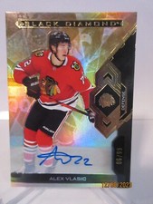 2022-23 BLACK DIAMOND SIGNATURE GOLD AUTO ALEX VLASIC RC #06/99