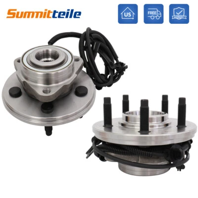 Pair Front Wheel Hub Bearings For 2006-2010 Ford Explorer Mercury Mountaineer - Image 1 of 4