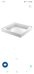 Ideal Standard simplicity Shower Tray 4 Upstands L534401 White Acrylic 900x900 - Picture 1 of 3