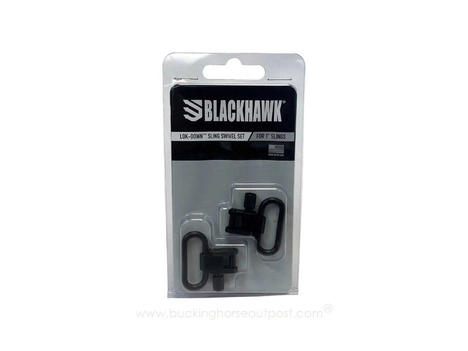 Blackhawk 1" Lok-Down Sling Juego Giratorio Negro (70SW07BK) Foto 1 de 1