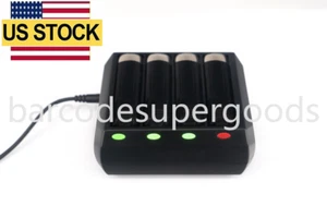 For Zebra WT6000 RS6000 with Adapter, No Batteries New 4 Slot Battery Cradle - Picture 1 of 6