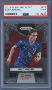2018 Panini Prizm Weltmeisterschaft #229 Luka Madrid PSA 9 Kroatien - Bild 1 von 2