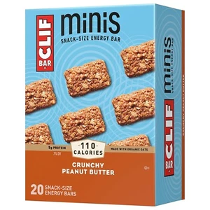 Clif Bar Minis - Crunchy Peanut Butter - Made with Organic Oats - 5G Protein - N - Picture 1 of 8