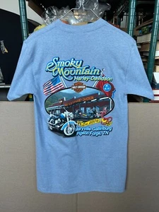 2006 Harley Davidson Pigeon Forge TN Men's T-Shirt Smoky Mountain Size S 34-36 - Picture 1 of 18