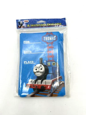 Thomas the Train and Friends 16ct Birthday Celebration Invitations & Envelopes - Image 1 of 3