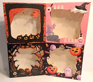 Halloween Bakery Boxes w/Window - 24 Pack (6 of Each Design) - 10 x 10 x 2.5 In - Picture 1 of 2
