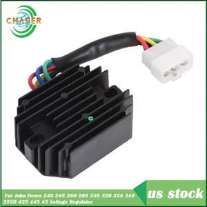 For John Deere 240 245 345 260 265 325 285 320 355D 425 445 45 Voltage Regulator - Picture 1 of 7