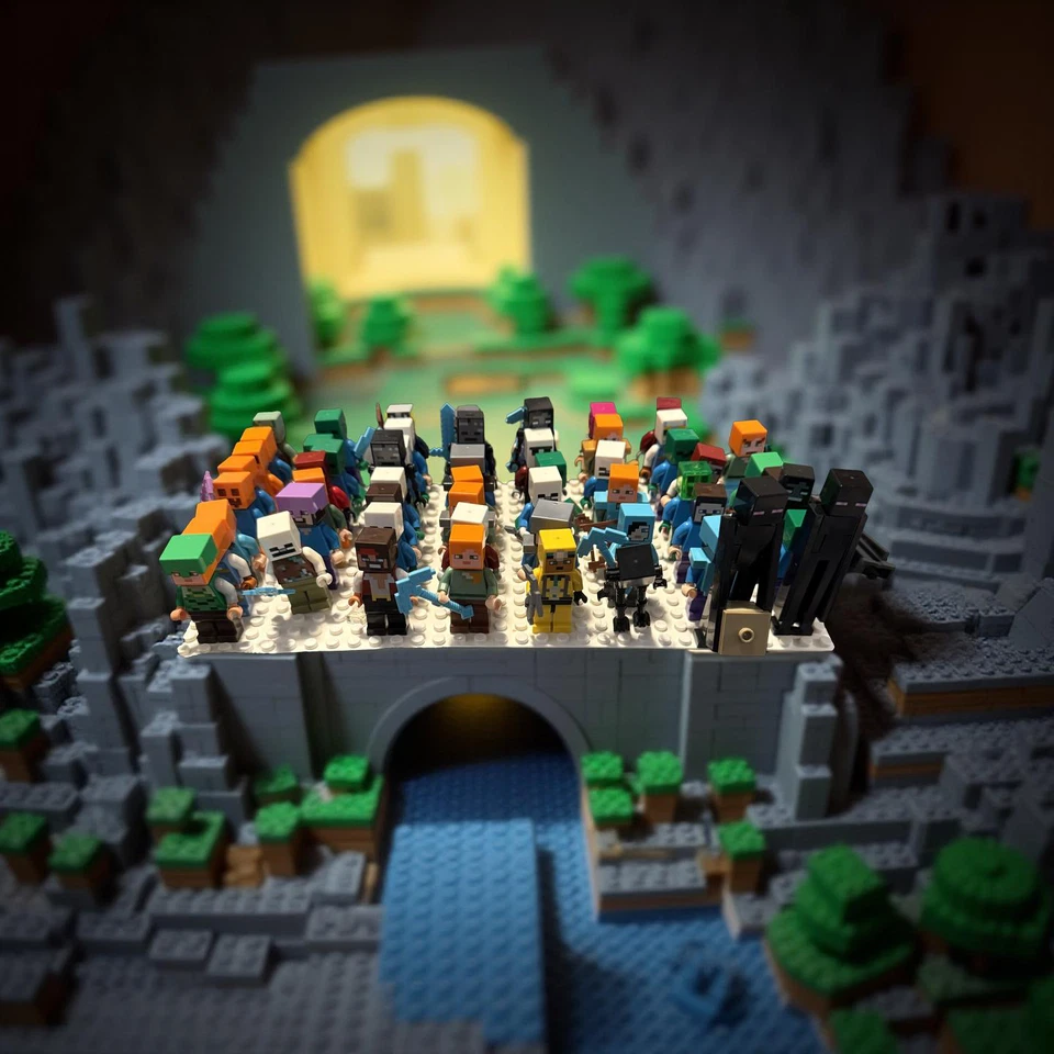 Lego Minecraft Mini figure Random Lot Of 15 - Image 1 of 1