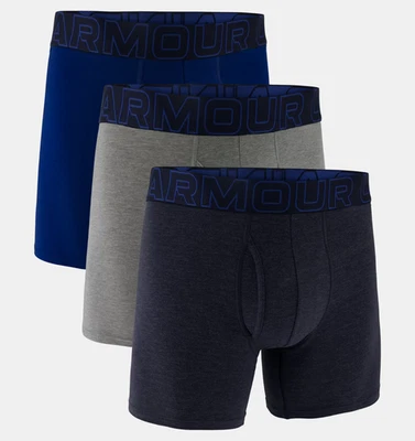 3 Par Under armour Ua Performance Algodón 3" Boxerjock Bóxer Pequeño - Imagen 1 de 3