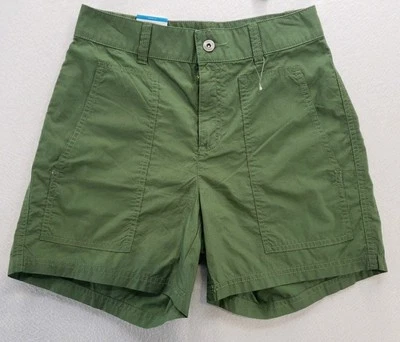 Columbia Holly Hideway Washed Out Short Women Size 2 Ins 5”  Regular Fit Green - Image 1 of 4