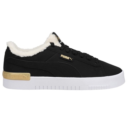 Scarpe casual sneakers PUMA Jada Teddy stringate donna nere 382703 01