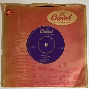 NAT KING COLE Fantastico Ex 1959 Denmark Capitol Pop 7" - Picture 1 of 4