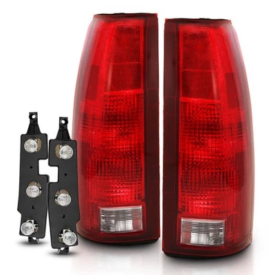 Luz trasera roja/lente transparente ANZO para Chevy R2500 Suburban 1989 1990 1991 Foto 1 de 4