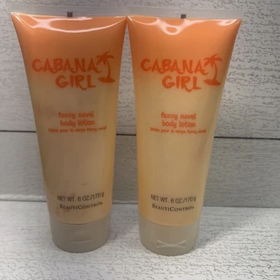 BeautiControl Cabana Girl Fuzzy Navel Body Lotion Full Size Lot Of 2 Sealed - Image 1 of 2