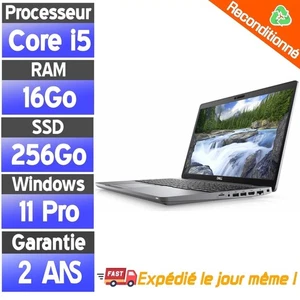 ☑️⭐☑️Dell Latitude 5410 - Core i5-10310U 1.7Ghz - SSD 256Go - Ram 16Go☑️⭐☑️ - Photo 1/8