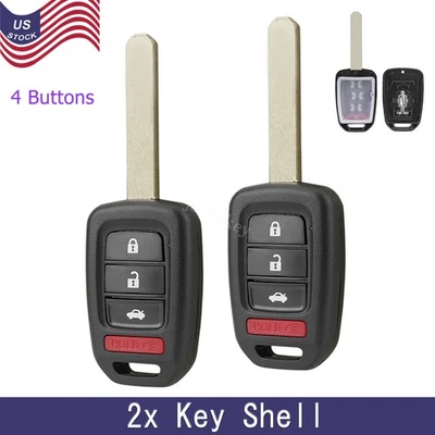 2 para Honda Civic CR-V 2014 2015 2016 carcasa remota llavero 4B - MLBHLIK6-1T Foto 1 de 4