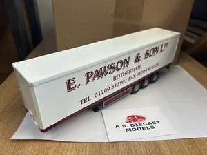 Corgi Modern Truck Heavy Haulage E Pawson Box Van Trailer 1/50 - Picture 1 of 2