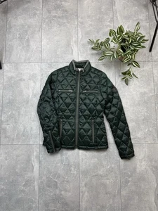 True Religion Puffer Down Quilted Green Jacket Size S Women’s - Picture 1 of 20