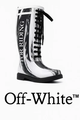 Botas de lluvia altas Off-White 'For Riding', talla 37 Foto 1 de 4