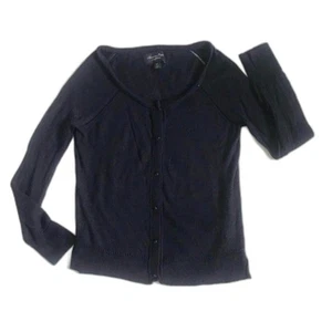 Cárdigan Suéter Ligero American Eagle AEO AE Azul Marino Botón Delantero Talla XS Suave - Imagen 1 de 10
