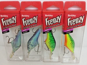 4pcs Set DFM92 Berkley Frenzy Mag Diver 0-5ft Fishing Lures - Picture 1 of 9