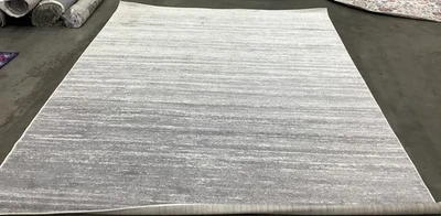 IVORY SILVER 8'-0" x 10'-0" Binding Stain Rug Reduced Price 1172681818 ADR113B-8 - Image 1 of 4