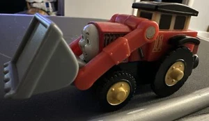 THOMAS & FRIENDS Train Engine Wooden Railway - JACK FRONT LOADER (2003) #11 - Picture 1 of 7