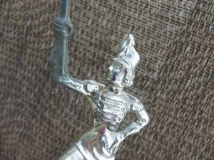 Vintage Trophy Top Marching Band Marionette Silver Tone - Picture 1 of 9