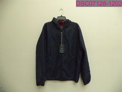 Chaqueta polar polar resistente a la intemperie de cuero sintético para hombre azul marino XL F970042NR Foto 1 de 4