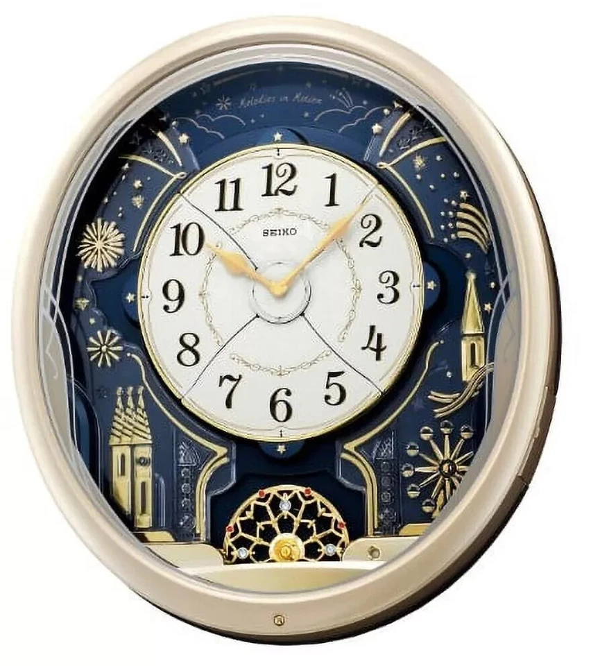 Seiko Starry Night Melodies in Motion, Musical, Traditional, Quartz, QXM239 NEW! - Image 1 of 1