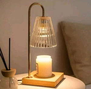 Candle Warmer Lamp, Glass Lamp Candle Warmer with Timer - Picture 1 of 3